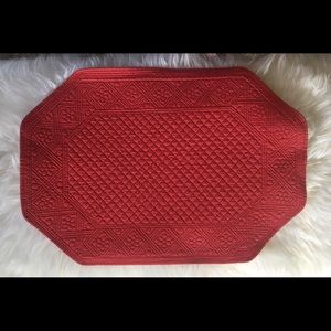 William Sonoma La Fleur Table Runner and 6 Placemats